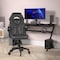 Flash Furniture Black LeatherSoft Gaming Chair - Skate Wheels CH-00095-BK-RLB-GG - alternate 1